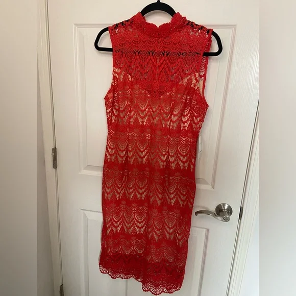 Premier Amour Dresses | Nwt Premier Amour Red Lace Dress Size 10 | Color: Cream/Red | Size: 10 | Closet_Of_Kayla's Closet Premier Amour Dresses | Nwt Premier Amour Red Lace Dress Size 10 | Color: Cream/Red | Size: 10 | Closet_Of_Kayla's Closet